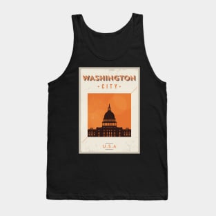 Washington Poster Design Tank Top